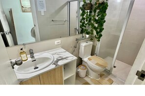 Hair dryer, towels, soap, shampoo - Pet Friendly Studio with Netflix, PS4 & Instax Camera (San Fernando)