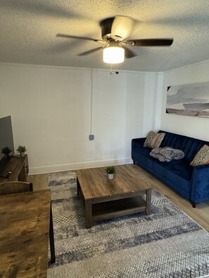 Living area - Chic 1-bedroom apartment with AC, WiFi in fabulous Dallas (Dallas)