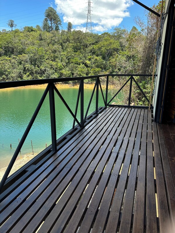 Comfort Cabin, Balcony, Lake View