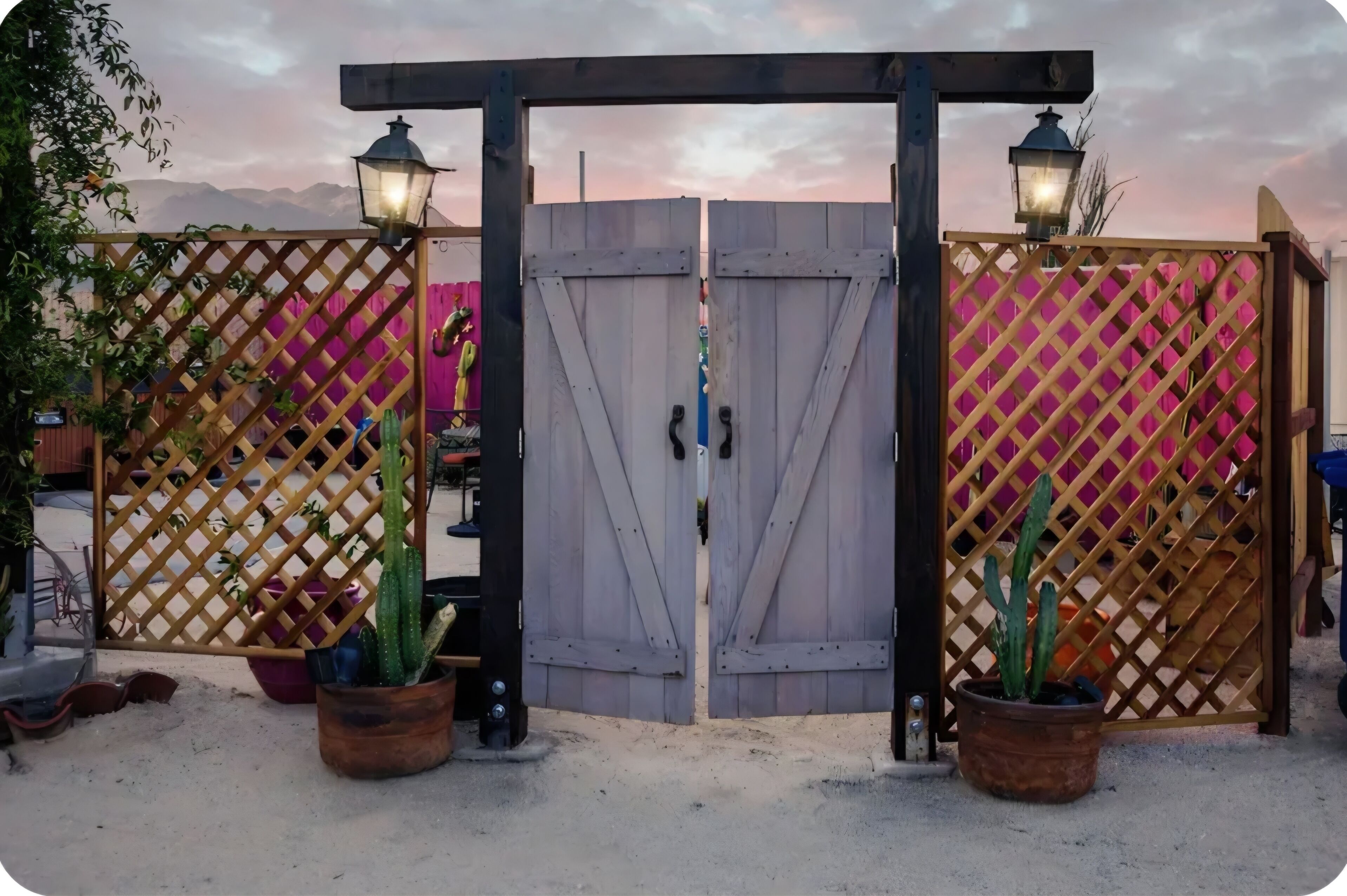 Overnattingsstedets uteområder