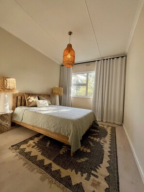 2 bedrooms, iron/ironing board, travel crib, WiFi