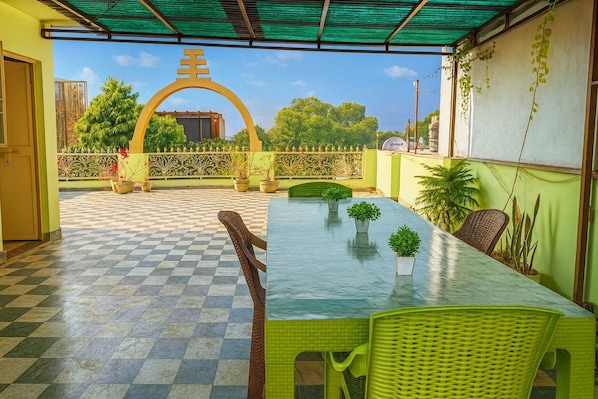 Terrasse sur le toit