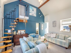 Fireplace - Tyn Giat Cottage offers a perfect home for your relaxing getaways. (Amlwch and North Anglesey Heritage Coast)