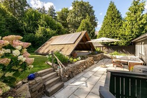 Terrace/patio - Vacation home at the old watermill  (Obergurig)