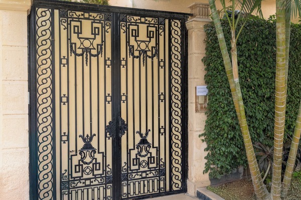 Entrada de la propiedad