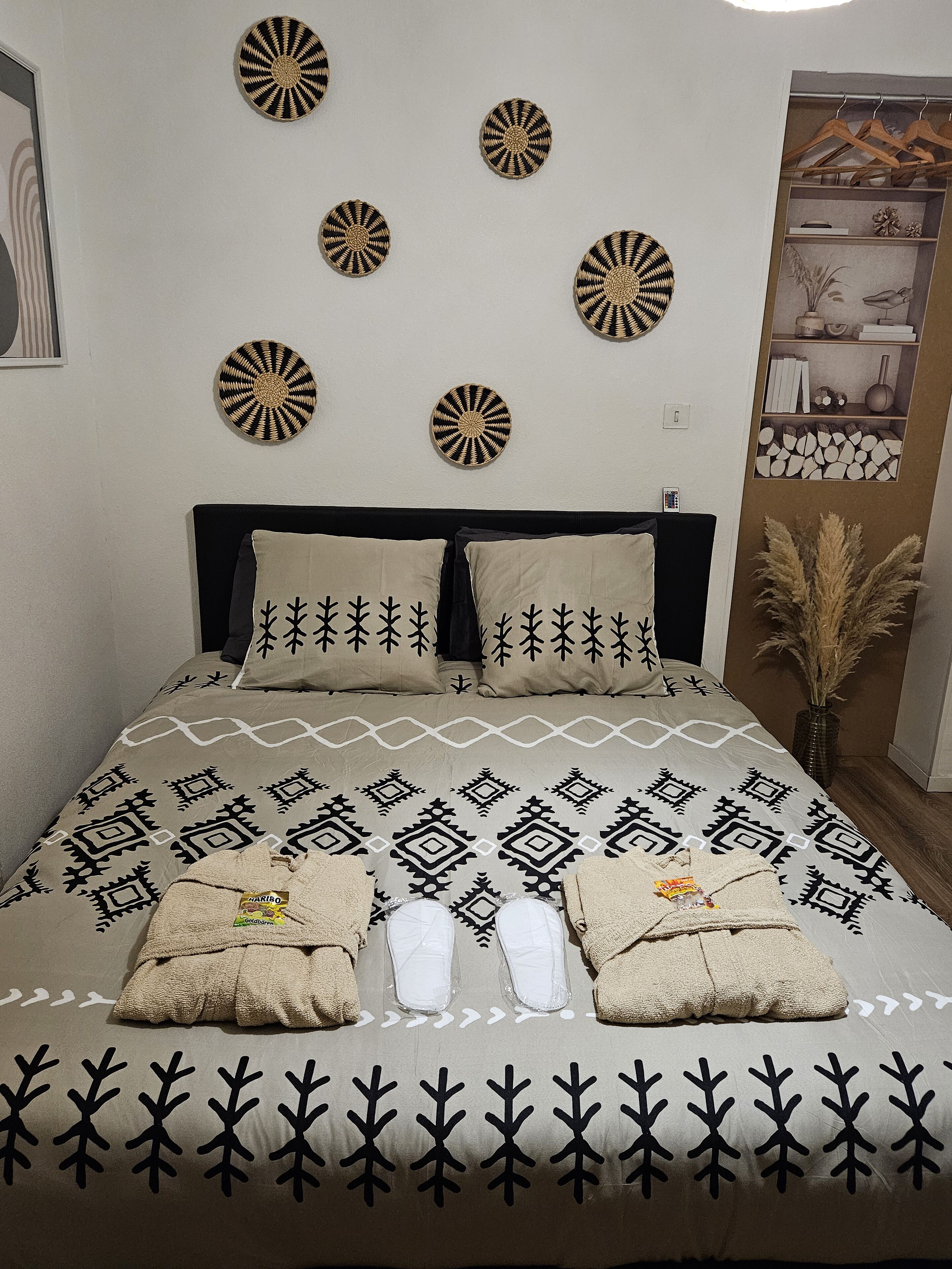 2 chambres, Wi-Fi, draps fournis