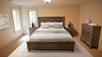 5 bedrooms, iron/ironing board, WiFi, bed sheets