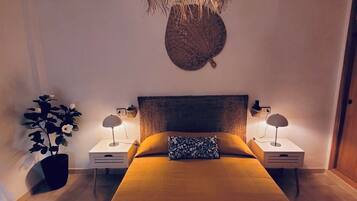 1 slaapkamer, een strijkplank/strijkijzer, reisbedje, gratis wifi