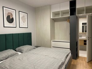 1 soverom, strykejern/-brett, wi-fi og sengetøy