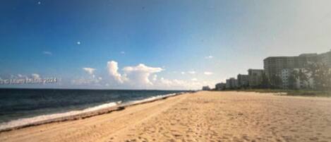 Sun-loungers, beach towels