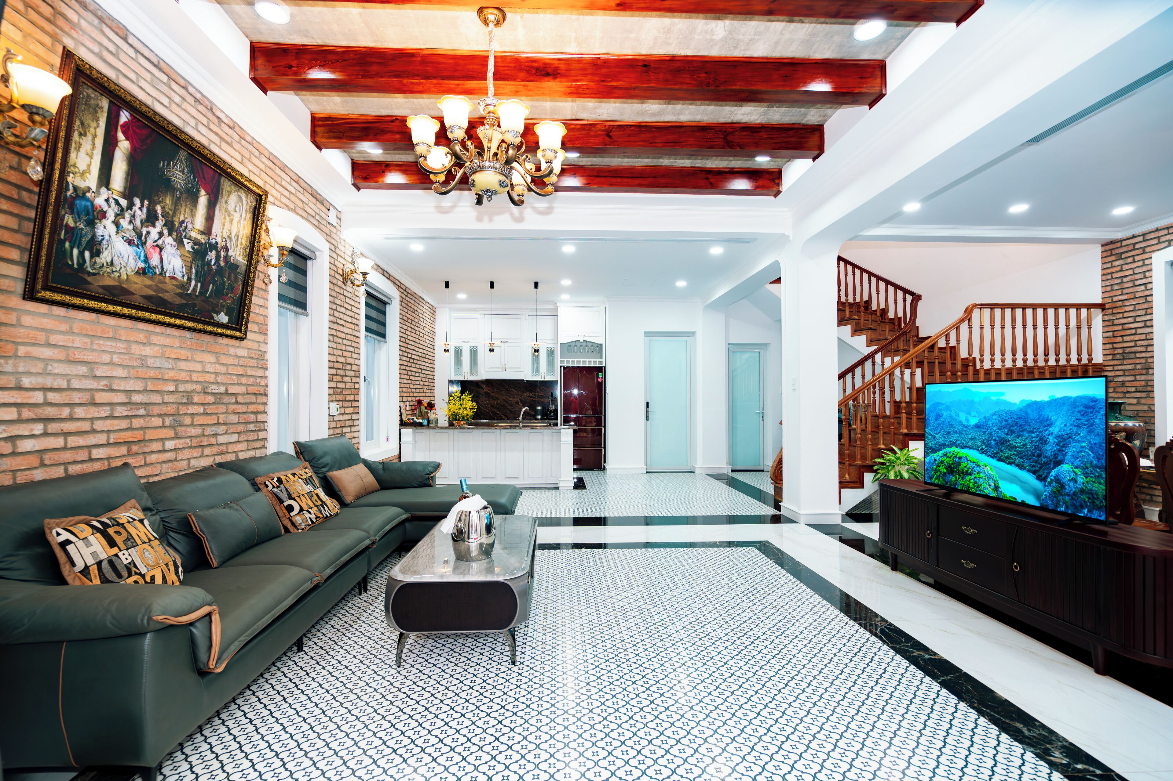 25-inch LCD TV with cable channels