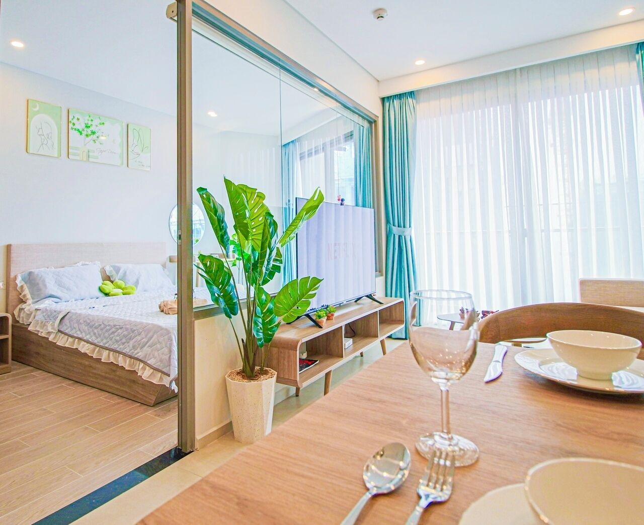 Departamento superior, vista a la ciudad | Insonorización, tabla de planchar con plancha y wifi gratis 