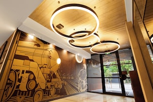 Interior entrance