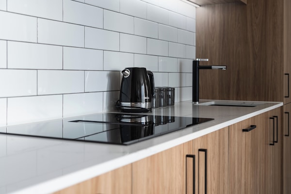 Premium Apartment, Non Smoking, City View | Private kitchen | Electric kettle, toaster