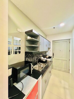 豪華開放式套房 | 私人廚房