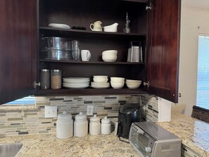 Fridge, microwave, oven, stovetop - Modern Cozy Retreat in Katy, TX (Katy)
