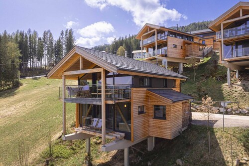 Nice chalet with balconies