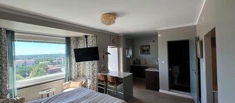 Stylish studio apartment with a view