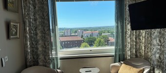 Stylish studio apartment with a view