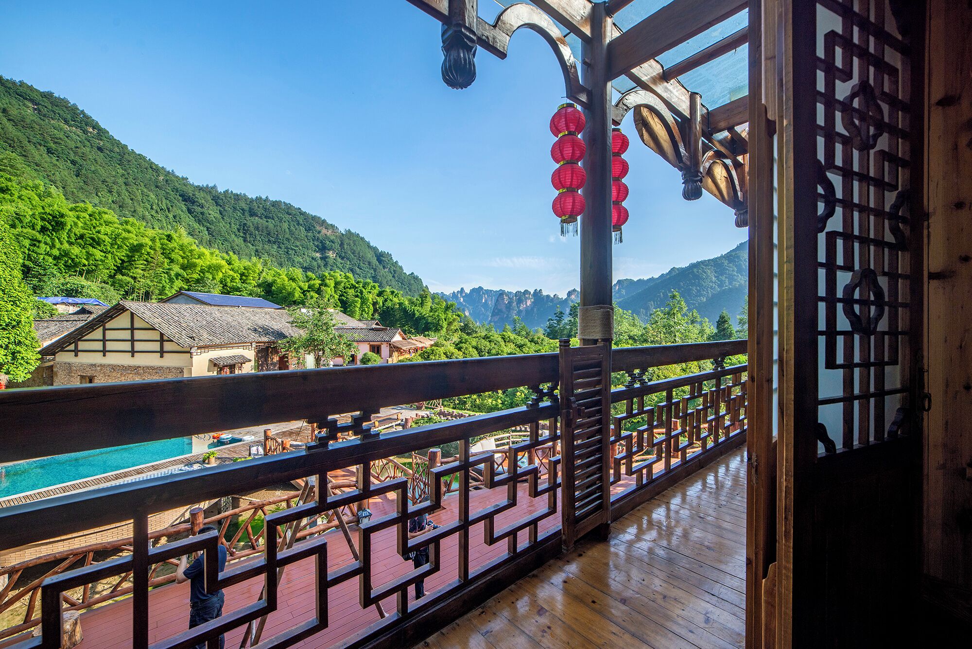 Habitación cuádruple familiar, vistas a la colina | Vistas desde la habitación