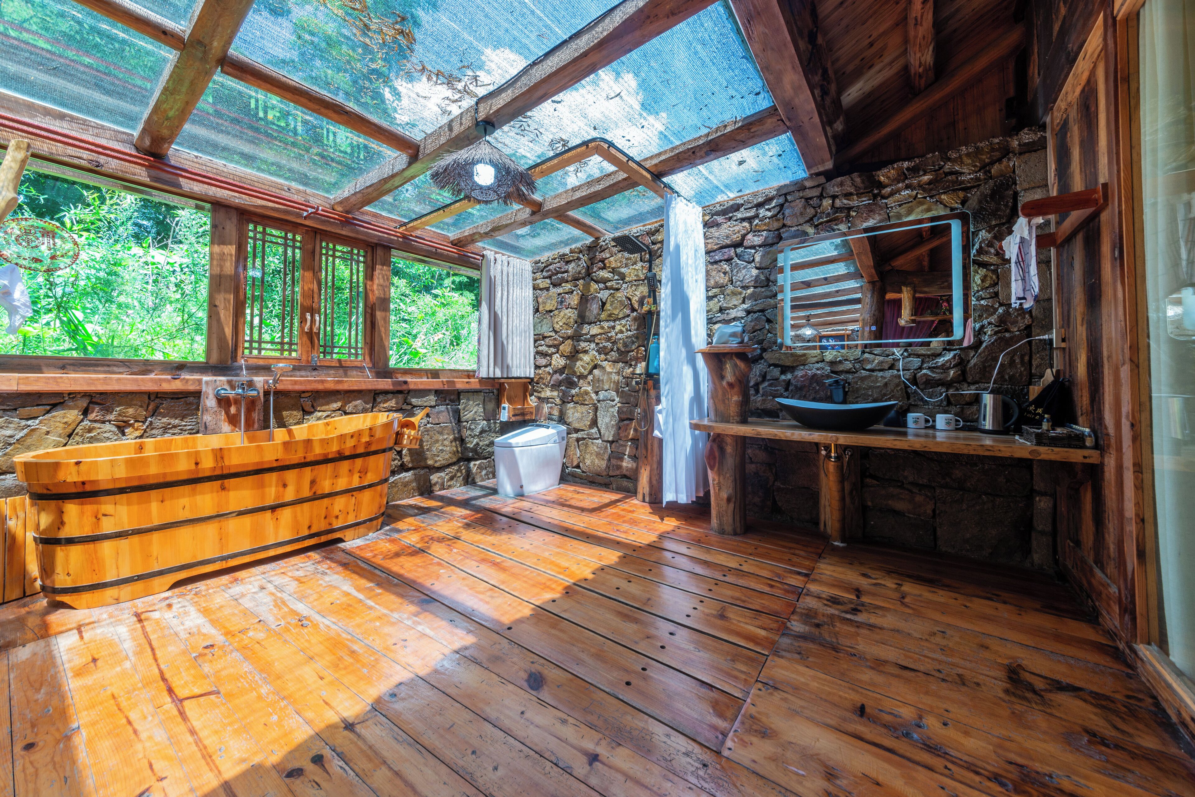 Signature Chalet, Non Smoking, Hill View | Bathroom