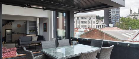 City Apartment, City View | Terrace/patio