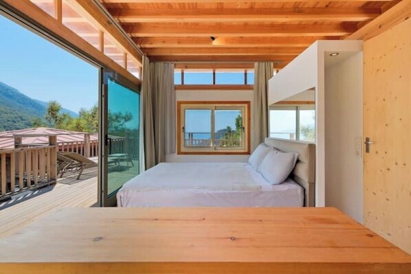 1 bedroom, bed sheets - Le Châlet Turquoise Exclusive
(FETHIYE)