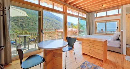 A luxurious haven nestled in a breathtaking landscape between Mountain and Sea.