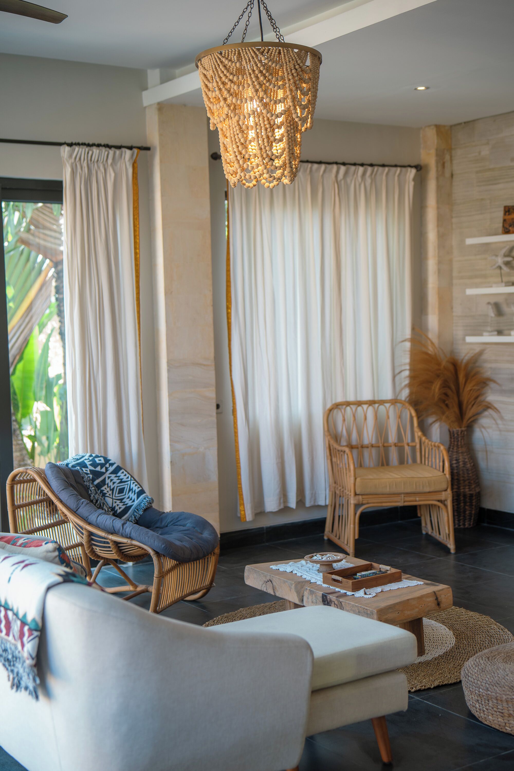 Luxury Villa, 3 Bedrooms, Private Pool | Living room | Flat-screen TV