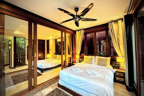 3 bedrooms, WiFi, bed sheets - Solaris Artist Villa. 10m Drive to BeachClubs, Nightlife & Fisherman's Village (Bophut)