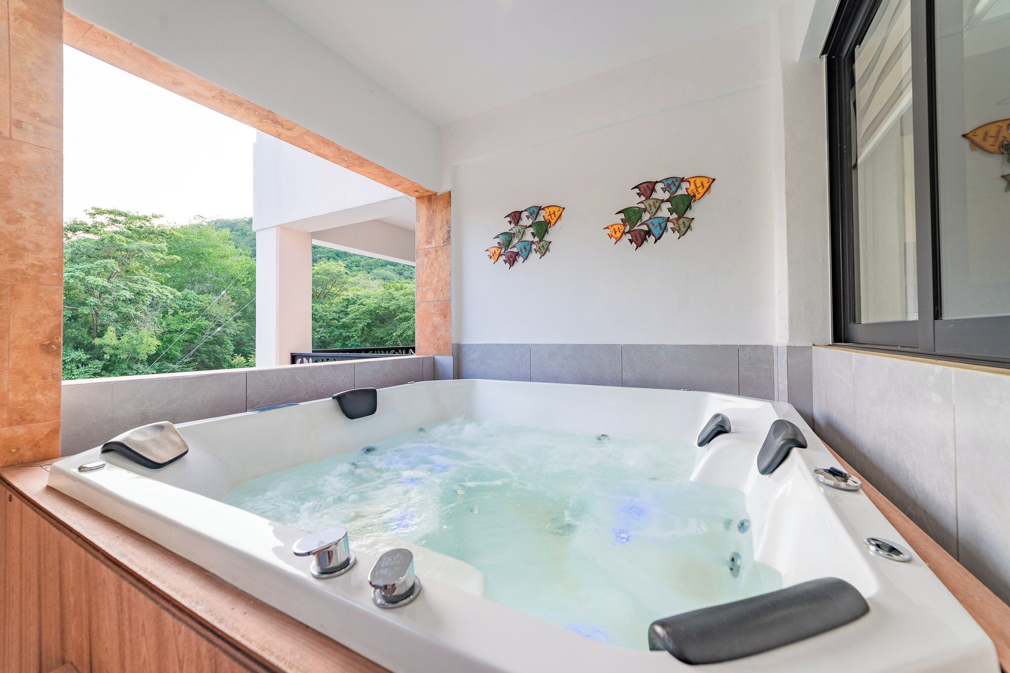 Bain à remous intérieur