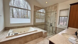 Dusche, Whirlpool, Haartrockner, Bidet