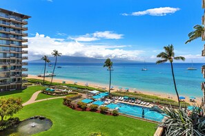 A heated pool - Ocean View steps from beach, dining, shopping 513 (Lahaina)