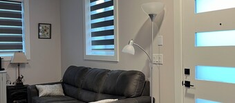 Place Near The River surrounded by mountains, hiking trails close to a park.