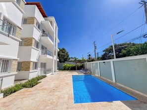 Apartment, 2 Bedrooms, Smoking, Balcony | Pool | Outdoor pool - New 2BR APT in Sosua Town, Close to Strip and Next to Supermarket (Sosúa)