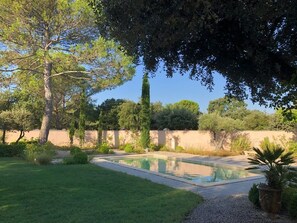 Outdoor pool - Charming villa in Provence private pool near village (Saint-Didier)