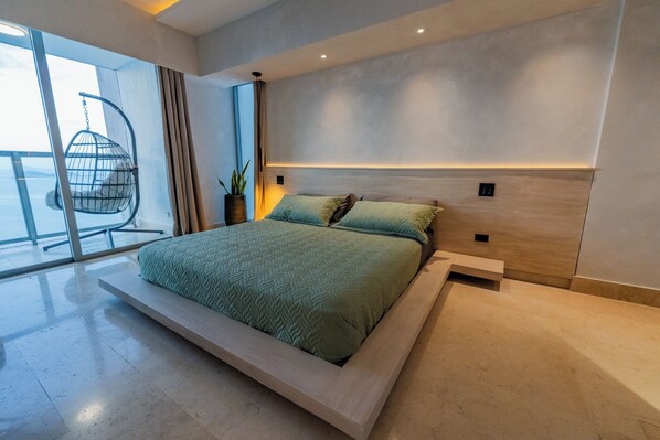 2 bedrooms, desk, iron/ironing board, free WiFi - 2BR King Suite / Ocean View, Cinta Costera, Casco, Canal / WIFI 500mbps (Panama City)