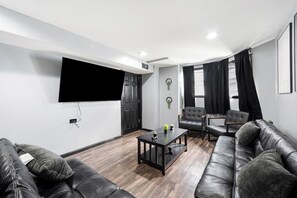 Smart TV, video games, stereo