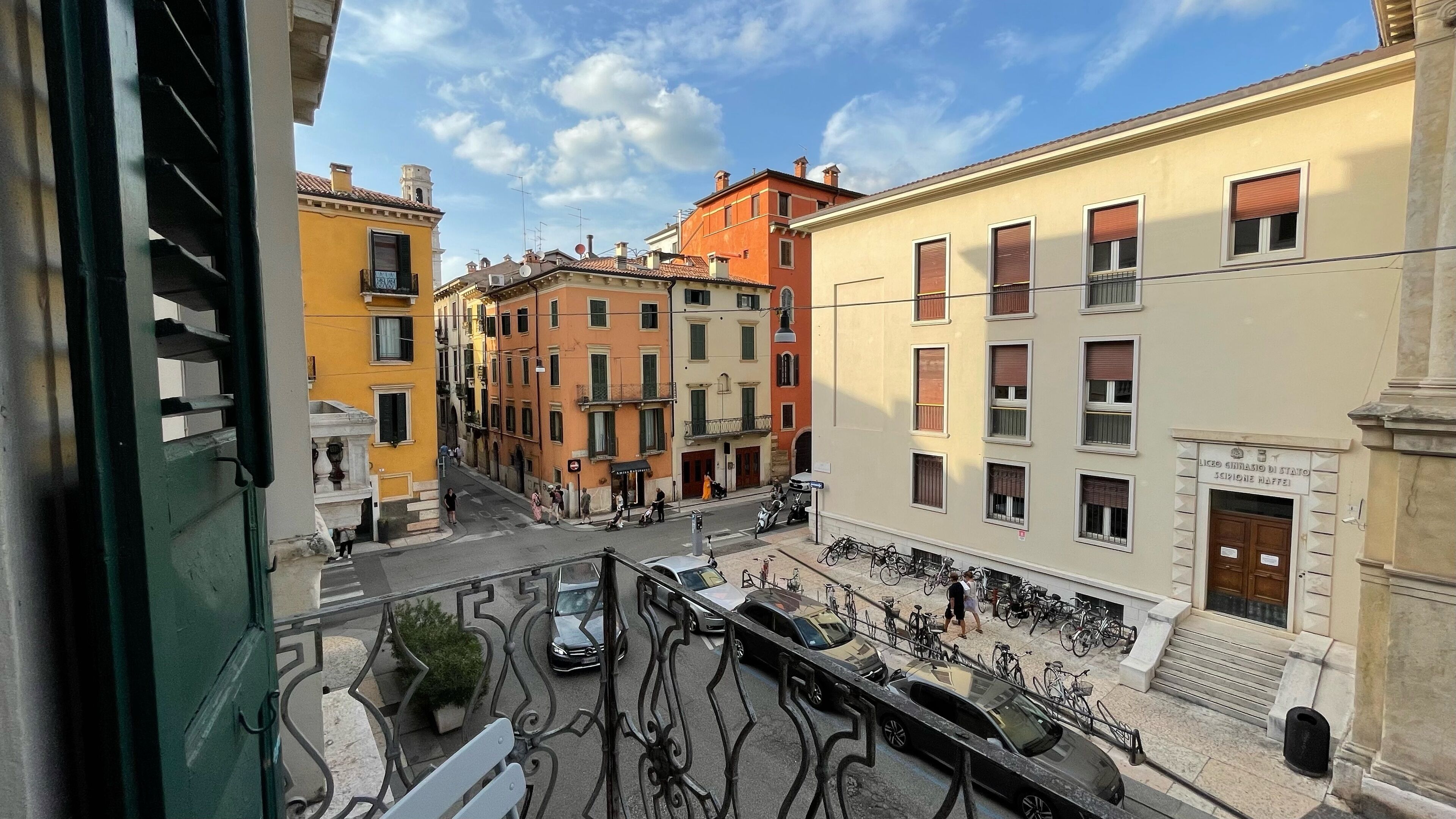 Blick von der Unterkunft