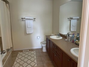Towels, soap, toilet paper