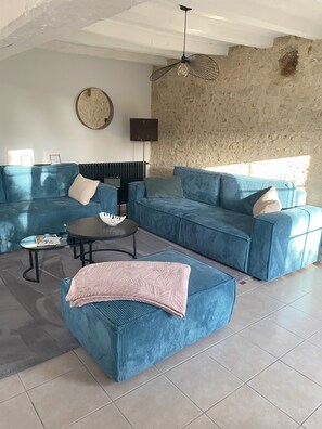 Smart TV, table football, books