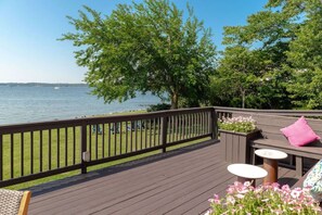 Terrace/patio - 4-BR Waterfront Turret Home (Solomons)