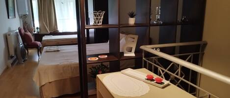 2 chambres, Wi-Fi, literie fournie