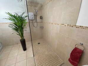 Shower, hair dryer, towels, soap - Cygnet Studio - Cozy retreat near historic Monmouth, castles and attractions. (Dingestow)