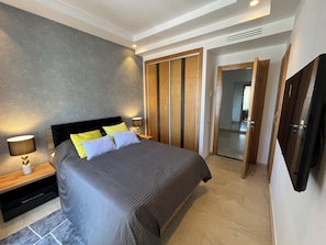 3 chambres, fer et planche Ă repasser, Wi-Fi, literie fournie