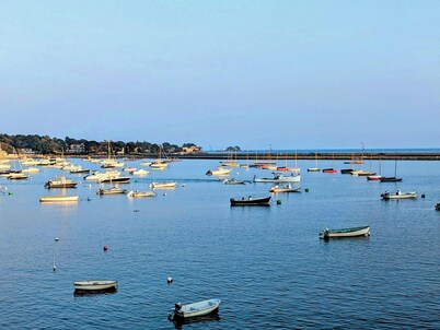 Cozy Seaside studio in charming Marblehead with AC, WiFi. Short walk to downtown