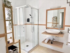 Shower, hair dryer, bidet