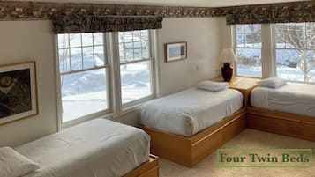 3 bedrooms, iron/ironing board, WiFi, bed sheets