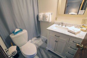 Sèche-cheveux, serviettes fournies