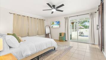 3 bedrooms, iron/ironing board, WiFi, bed sheets